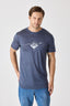 Terra Print - %50 Merinos Yünü %50 Lyocell Baskılı Erkek T-Shirt