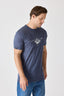 Terra Print - %50 Merinos Yünü %50 Lyocell Baskılı Erkek T-Shirt