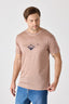Terra Print - %50 Merinos Yünü %50 Lyocell Baskılı Erkek T-Shirt