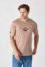 Terra Print - %50 Merinos Yünü %50 Lyocell Baskılı Erkek T-Shirt