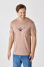 Terra Print - %50 Merinos Yünü %50 Lyocell Baskılı Erkek T-Shirt