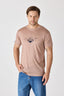Terra Print - %50 Merinos Yünü %50 Lyocell Baskılı Erkek T-Shirt