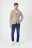 Tola - %100 Merinos Yünü Erkek Fermuarlı Sweater