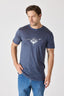 Terra Print - %50 Merinos Yünü %50 Lyocell Baskılı Erkek T-Shirt