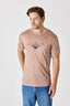 Terra Print - %50 Merinos Yünü %50 Lyocell Baskılı Erkek T-Shirt