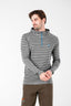 Thor Hoodie - %100 Merinos Yünü Erkek Kapşonlu Çizgili Uzun Kollu Termal İçlik