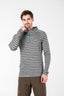 Thor Hoodie - %100 Merinos Yünü Erkek Kapşonlu Çizgili Uzun Kollu Termal İçlik
