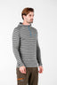 Thor Hoodie - %100 Merinos Yünü Erkek Kapşonlu Çizgili Uzun Kollu Termal İçlik